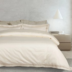 Παπλωματοθήκη Υπέρδιπλη (Σετ 220x240) Das Home Executive 1699 Ivory