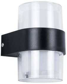 Φωτιστικό Τοίχου - Απλίκα Empire 60777 10x11x13,5cm Led 1050lm 10W 2700K Black GloboStar