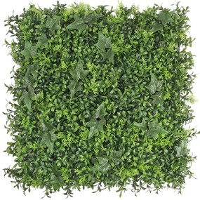 Artekko Artificial Panel Τεχνητή Φυλλωσιά Πολυαιθυλένιο Πράσινο (50x50x6)cm