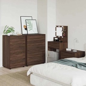 vidaXL Ντουλάπες Αποθήκευσης 60 x 48 x 105 εκ. Επεξεργασμένο Ξύλο