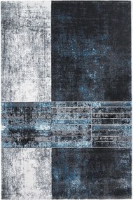 Χαλί Bellagio 13334 G01 Grey-Petrol Βιοκαρπέτ 80X150cm