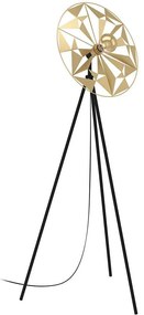 Φωτιστικό Δαπέδου Castanuel 43809 50x27x152cm 1xE27 40W Black-Gold Eglo Steel
