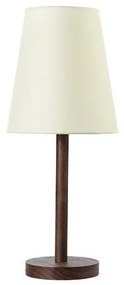 Επιτραπέζιο Φωτιστικό ξύλινο NOSTOS Φ18XH39CM ACA-TF176731TWB-Σκ. καφέ TF176731TWB