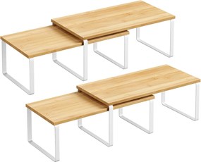 Ράφια Οργάνωσης (Σετ 2τμχ) Songmics KCS210W01V1