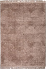 Χαλί Dorothea 1212A 55 Vison-Light Brown Βιοκαρπέτ 133X190cm