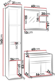 Σετ μπάνιου Cyprus-Kafe Skouro - Mauro