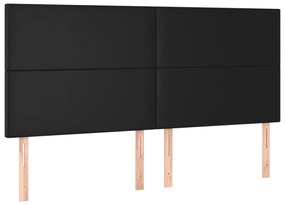 Κεφαλάρι Κρεβατιού LED Μαύρο 180x5x118/128 εκ 3122246