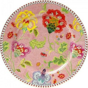 Πιάτο Φρούτου Floral Pink 14.221.03 Φ21cm Pink-Multi Cryspo Trio Porcelain