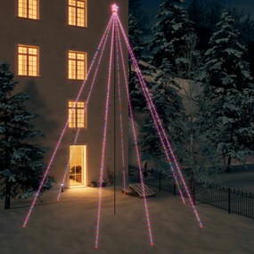 vidaXL Χριστ. Δέντρο από Φωτάκια Εσ./Εξ. Χώρου Πολύχρωμο 8 μ. 1300 LED