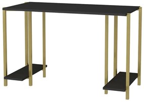 Γραφείο Academy 322RTC1407 125,2x60x73,8cm Gold-Anthracite