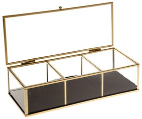 Μπιζουτιέρα 3 Θέσεων (25x10.5x6.7) A-S Gold Box 157217