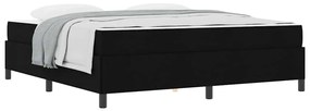 vidaXL Κρεβάτι με ελατήρια Μαύρο 180 x 200 cm