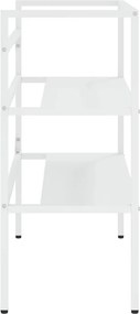 vidaXL Έπιπλο Μπάνιου Λευκό 79 x 38 x 83 εκ. Σιδερένιο