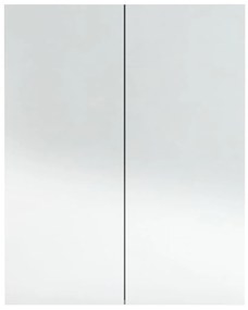 vidaXL Ντουλάπι Μπάνιου με Καθρέφτη Γκρι Σκυροδέματος 60x15x75 εκ. MDF