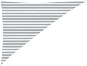 vidaXL Πανί σκιάς Ανοιχτό Γκρι και Λευκό 3 x 4 x 5 m