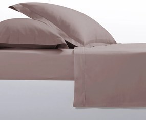 Σεντόνι King Size Με Λάστιχο (180x200+35) Nef-Nef Homeware Elements 24 Καφέ,Μπεζ