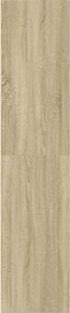 vidaXL Ντουλάπι Sonoma δρυς 30x41x185 εκ. από Επεξεργασμένο Ξύλο