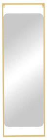 Καθρέπτης Piza Inart χρυσό μέταλλο 45x2x140εκ Υλικό: IRON GLASS 298-000030