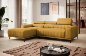 Γωνιακός καναπές Caladon Mini-Moustardi-Αριστερή