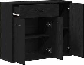 vidaXL Μπουφές από Μαύρη Δρυς 88x30x70 εκ. από Τεχνητό Ξύλο