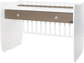 BED DREAM 70/140 COLOUR WHITE/COFFEE NEW