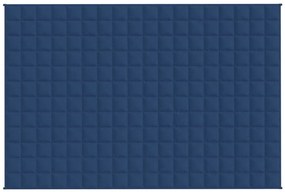 vidaXL Κουβέρτα Βαρύτητας Μπλε 122 x 183 εκ. 9 κ. Υφασμάτινη