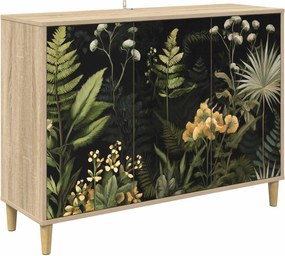 vidaXL Πλαϊνό γραφείο RHENEN Sonoma 102 x 33 x 75 εκ.