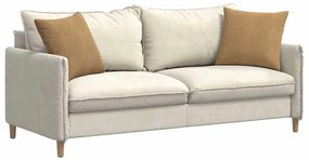 vidaXL Μαξιλάρι Καναπέ 2 pcs Καφέ 45 x 45 cm Υφασμάτινο Κορντουρά