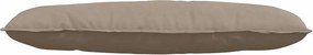 vidaXL Μαξιλάρι Πλάτης Taupe 120 x 50 cm Ύφασμα Μικροΐνας
