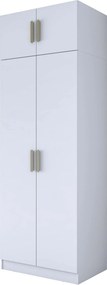 Ντουλάπα Λευκό BRINE 90x57.5x255
