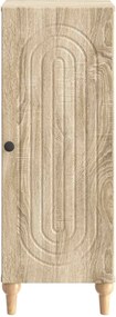 vidaXL Πλαϊνό γραφείο Sonoma Δρυς 33 x 34,5 x 90 εκ Επεξεργασμένο Ξύλο