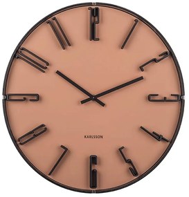 Ρολόι Τοίχου Sentient KA5703SB Φ40cm Black-Sand Karlsson Plastic