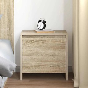 vidaXL Κομοδίνο Sonoma Δρυς 45x34x44,5 εκ. από Επεξεργασμένο Ξύλο