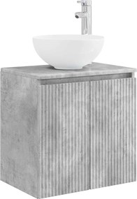 vidaXL Σετ Επίπλων Μπάνιου 6 pcs Γκρι Σκυροδέματος