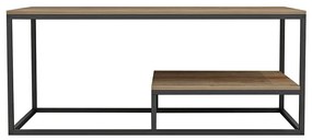 Τραπέζι σαλονιού Tondo pakoworld φυσικό 120x60x50εκ