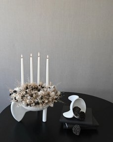 Wing Bowl Big Κεραμικό Διακοσμητικό Μπολ Άσπρο L36.5xW30x20 cm 101 COPENHAGEN