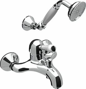 Μπαταρία Λουτρού TEOREMA TIFFANY-Μπρονζέ