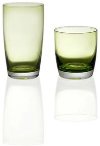 Σετ Ποτήρια Ουίσκι 6τμχ Γυάλινα Irid Green 355ml CRYSPO TRIO 52.011.51