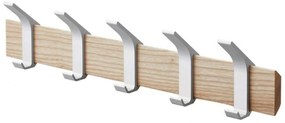 Κρεμάστρα LBTYMZK4116 50x6,5x10cm Silver-Natural Yamazaki Wood,Aluminum