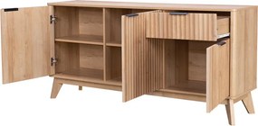 Μπουφές Hamea pakoworld mdf σε φυσική απόχρωση 150x39,5x73εκ