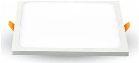 LED mini Πάνελ V-TAC 8W Μικρό Πλαίσιο Τετράγωνο Θερμό Λευκό 4943