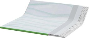 vidaXL Στρώμα επικάλυψης Λευκό και Πράσινο 180 x 200 cm