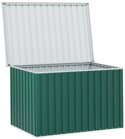 vidaXL Μπαούλο Αποθήκευσης Κήπου Πράσινο 149 x 99 x 93 εκ.