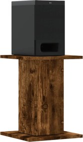 vidaXL Βάσεις Ηχείων 2Τεμ. Καπνιστή Δρυς 30x30x40εκ Επεξεργασμένο Ξύλο