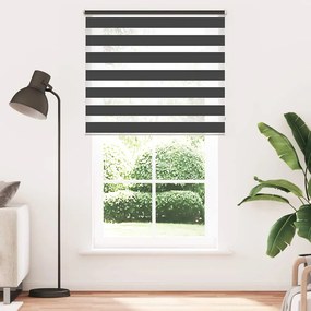 vidaXL Σύστημα Σκίασης Ρόλερ Zebra Μαύρο 120 x 230 εκ.