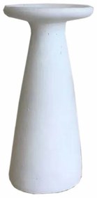 Κηροπήγιο Κεραμικό Λευκό Art Et Lumiere 11,5x22,5εκ. 10575