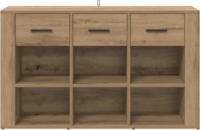 vidaXL Πλαϊνό γραφείο Artisan Oak 100 x 30 x 59,5 εκ