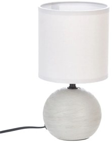 Επιτραπέζιο φωτιστικό PWL-1210 pakoworld Ε14 60W κεραμικό γκρι Φ13x25εκ