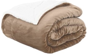 vidaXL Κουβέρτα Καμηλοπάρδαλη 220 x 240 cm Μαλλί