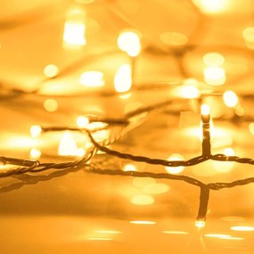Λαμπάκια με 600 LED και 8 Εφέ Φωτισμού Θερμό Λευκό 60 μ. IP44
